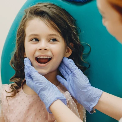 Orthodontist Orlando FL Young Girl Getting Checkup Young Girl Getting Checkup